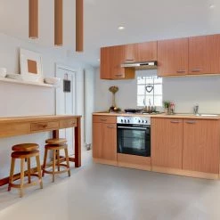 Respekta Küchenzeile KB210BBE 210 Cm Buche Nachbildung