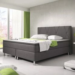 Inter Handels Boxspringbett Boston 180x200 Cm Anthrazit -Vicco Geschäft 1933391001 prod 002