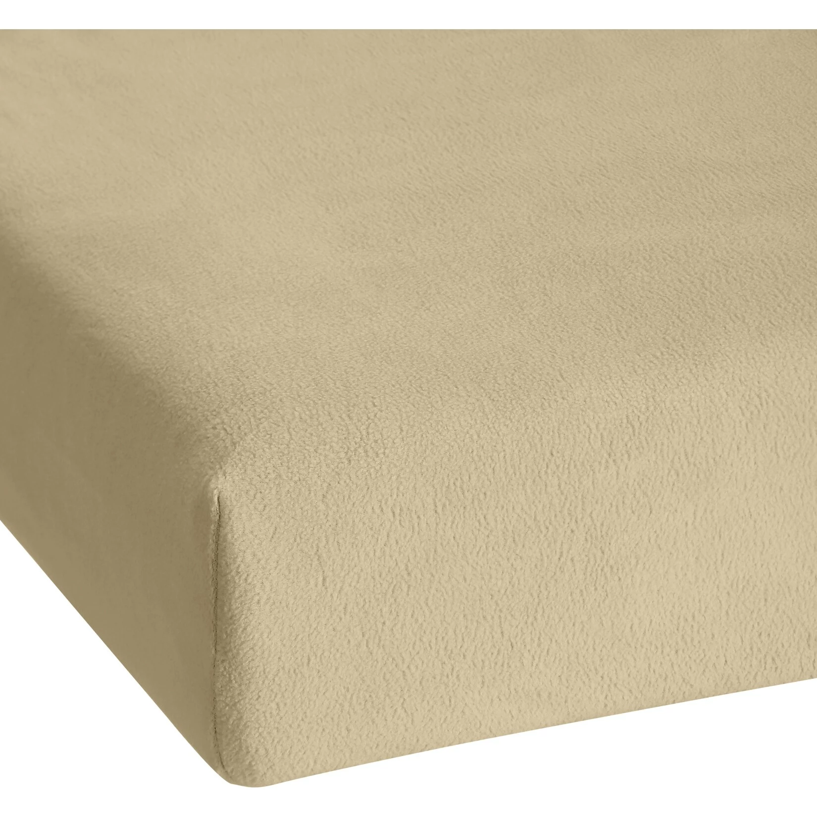 Kinzler Spannbetttuch Mikrofaser Fleece, Beige Ca. 160 X 200 Cm 2 Kinzler Spannbetttuch Mikrofaser Fleece, Beige Ca. 160 X 200 Cm – Bild 2