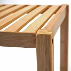 Badregal MCW-B18, Badezimmer Badschrank Standregal, Bambus ~ 80x34x33cm -Vicco Geschäft 1975032000 prod 003