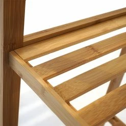 Badregal MCW-B18, Badezimmer Badschrank Standregal, Bambus ~ 80x34x33cm -Vicco Geschäft 1975032000 prod 004