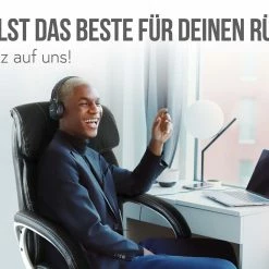 Bürostuhl MCW-A71, Chefsessel Drehstuhl, Kunstleder ~ Schwarz -Vicco Geschäft 1976104003 prod 006