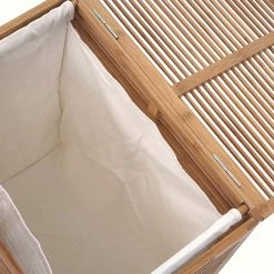 Wäschetruhe MCW-B18, Wäschebox Wäschekorb Wäschesammler, Bambus 61x50x35cm -Vicco Geschäft 2003465000 prod 003