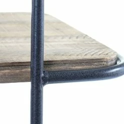 Rollregal MCW-D97, Regal Rollwagen Bücherregal Metallregal Mit Rollen, 4 Ebenen Tanne Holz 116x637x34cm -Vicco Geschäft 2031190000 prod 005