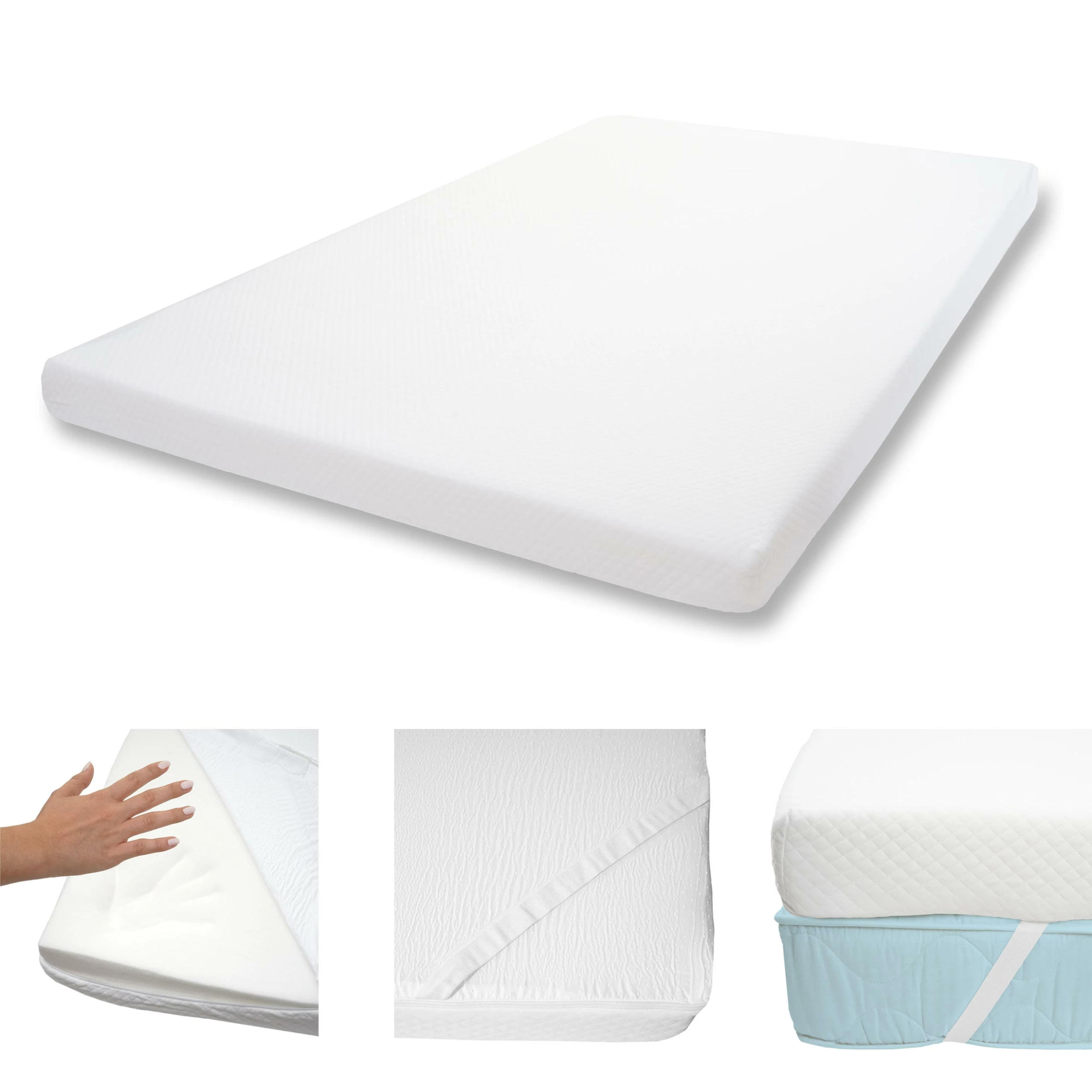 10cm Memoryfoam-Matratzentopper MCW-E63, Topper Matratzenauflage Matratzenschoner ~ 140x200cm Viscoschaum 1 10cm Memoryfoam-Matratzentopper MCW-E63, Topper Matratzenauflage Matratzenschoner ~ 140x200cm Viscoschaum