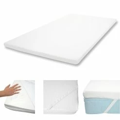 6cm Memoryfoam-Matratzentopper MCW-E63, Topper Matratzenauflage Matratzenschoner ~ 140x200cm Viscoschaum
