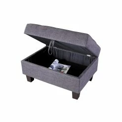 Home Deluxe Polsterecke Rom Sofa Links, Mit Hocker -Vicco Geschäft 2173440000 prod 004