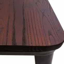 Couchtisch MCW-H10, Wohnzimmertisch Sofatisch Kaffeetisch, Industriedesign Ulme Holz FSC-zertifiziert, Braun-schwarz -Vicco Geschäft 2181675000 prod 004