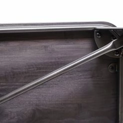 Couchtisch MCW-H10, Wohnzimmertisch Sofatisch Kaffeetisch, Industriedesign Ulme Holz FSC-zertifiziert, Braun-schwarz -Vicco Geschäft 2181675000 prod 005