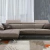 Sofa MCW-H92, Couch Ecksofa L-Form 3-Sitzer, Liegefläche ~ Links, Braun