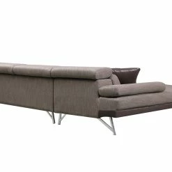 Sofa MCW-H92, Couch Ecksofa L-Form 3-Sitzer, Liegefläche ~ Links, Braun -Vicco Geschäft 2213736001 prod 004