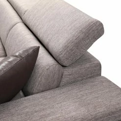 Sofa MCW-H92, Couch Ecksofa L-Form 3-Sitzer, Liegefläche ~ Links, Braun -Vicco Geschäft 2213736001 prod 006