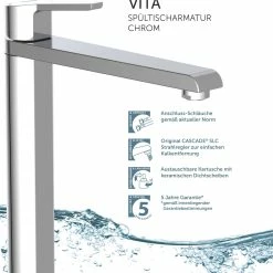 Schütte SCHÜTTE Küchenarmatur VITA Mit 360° Schwenkbarerm Auslauf Versch. Ausführungen 6 Schütte SCHÜTTE Küchenarmatur VITA Mit 360° Schwenkbarerm Auslauf Versch. Ausführungen -Vicco Geschäft 2217498000 prod 003 scaled