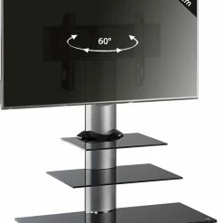 VCM Universal TV VESA Standfuß Ständer Fernseh Rack Alu Glas Amalo Maxi -Vicco Geschäft 8600043100 17018 prod 004