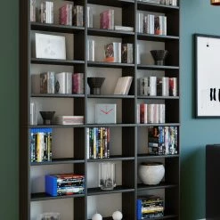 VCM Holz CD DVD Standregal Bücherregal Medienregal Raumteiler Deko Regal Megosa XL -Vicco Geschäft 8600043100 912421 prod 004 scaled