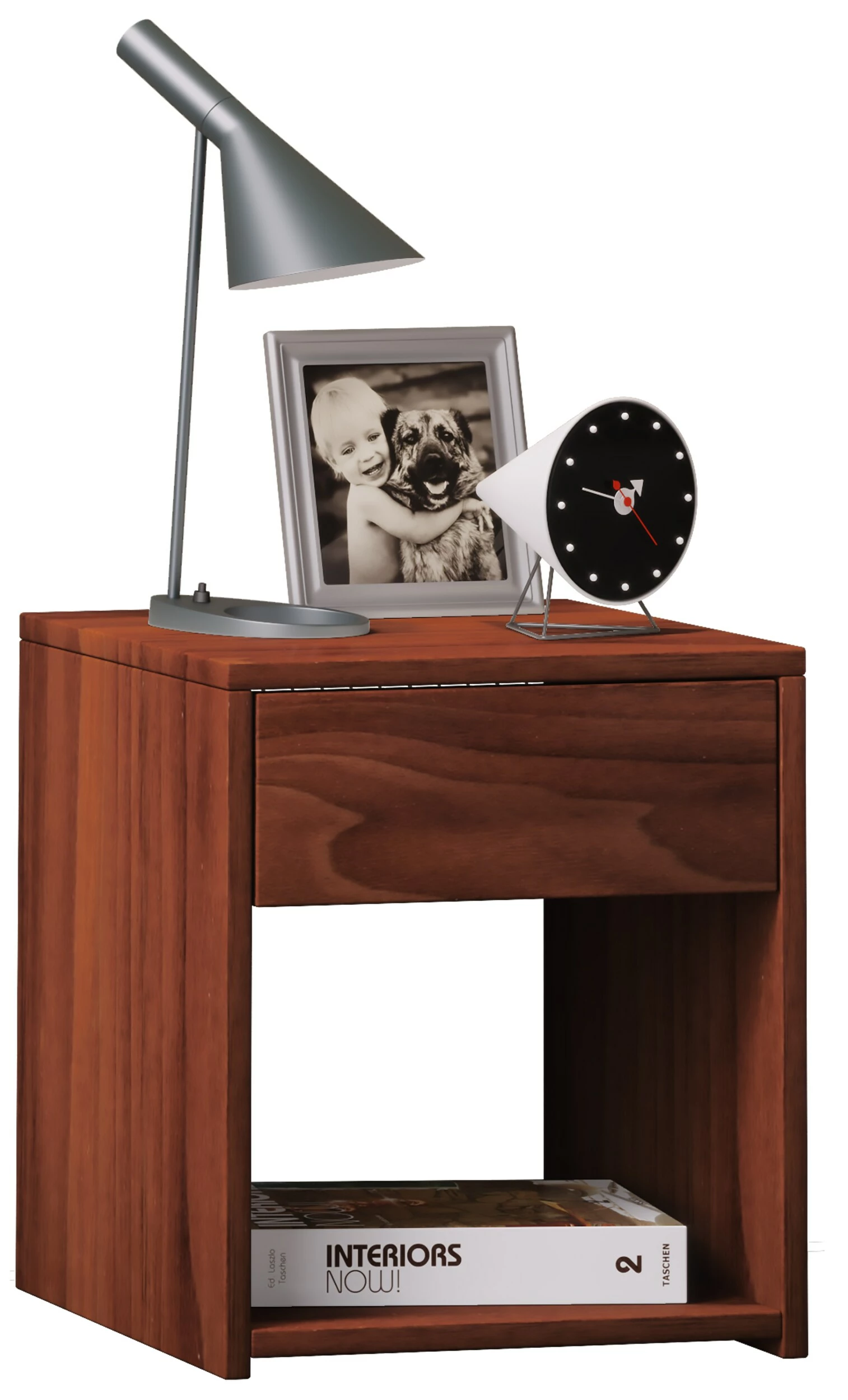 VCM Holz Nachtschrank Beistelltisch Schublade Konsole Nachttisch Sledo Mini 2 VCM Holz Nachtschrank Beistelltisch Schublade Konsole Nachttisch Sledo Mini – Bild 2