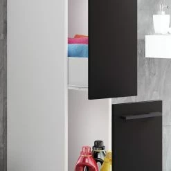 VCM Badmöbel Nischenschrank Raumteiler Badschrank Midischrank Schublade Sadilo L -Vicco Geschäft 8600043100 918223 prod 003 scaled