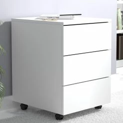 VCM Rollcontainer Beistellcontainer Bürocontainer Rollen Rollbar Dalosa 3 Schublade -Vicco Geschäft 8600043100 918325 prod 003 scaled