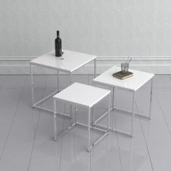 VCM 3-tlg. Set Beistelltisch Couchtisch Sofatisch Kaffeetisch Glisal -Vicco Geschäft 8600043100 918386 prod 003 scaled