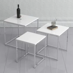 VCM 3-tlg. Set Beistelltisch Couchtisch Sofatisch Kaffeetisch Glisal -Vicco Geschäft 8600043100 918386 prod 004 scaled