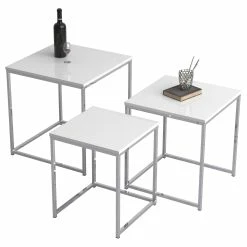VCM 3-tlg. Set Beistelltisch Couchtisch Sofatisch Kaffeetisch Glisal -Vicco Geschäft 8600043100 918386 prod 005 scaled