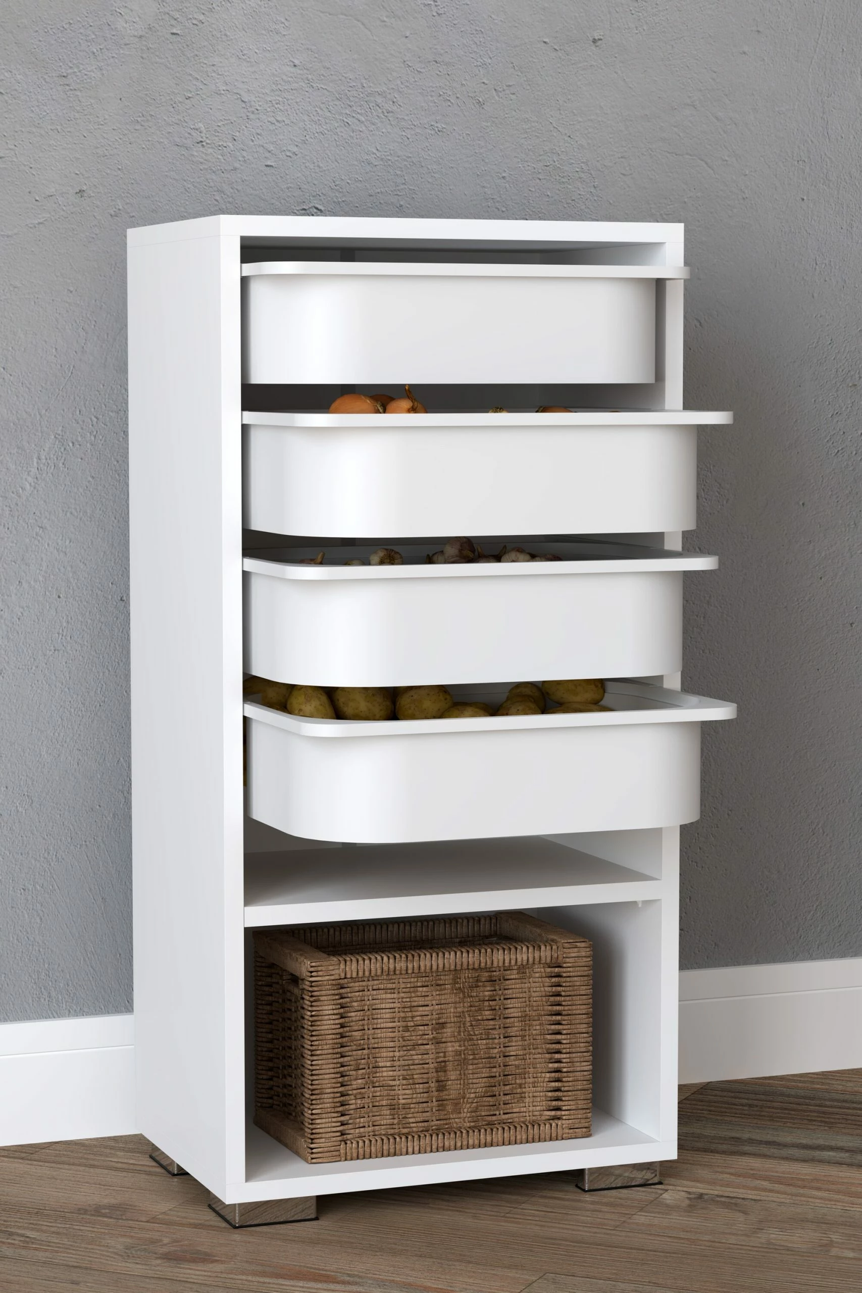 VCM 5-tlg. Regal Incl. Kisten Holz Aufbewahrung Stand Bücherregal Standregal Boxisa 2 VCM 5-tlg. Regal Incl. Kisten Holz Aufbewahrung Stand Bücherregal Standregal Boxisa – Bild 2