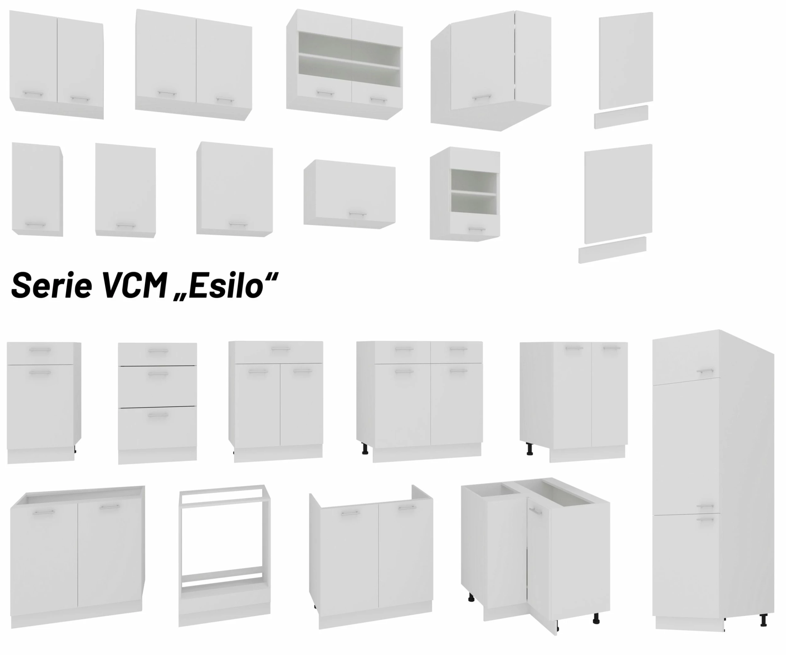 VCM Küchenschrank Breite 50 Cm Schublade Unterschrank Küche Küchenmöbel Esilo 3 VCM Küchenschrank Breite 50 Cm Schublade Unterschrank Küche Küchenmöbel Esilo – Bild 3
