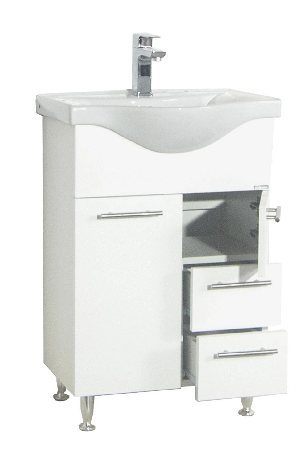 VCM 2-tlg. Waschplatz Waschtisch Badmöbel Set Waschbecken Schublade Spiegelschrank Lisalo L 4 VCM 2-tlg. Waschplatz Waschtisch Badmöbel Set Waschbecken Schublade Spiegelschrank Lisalo L – Bild 4