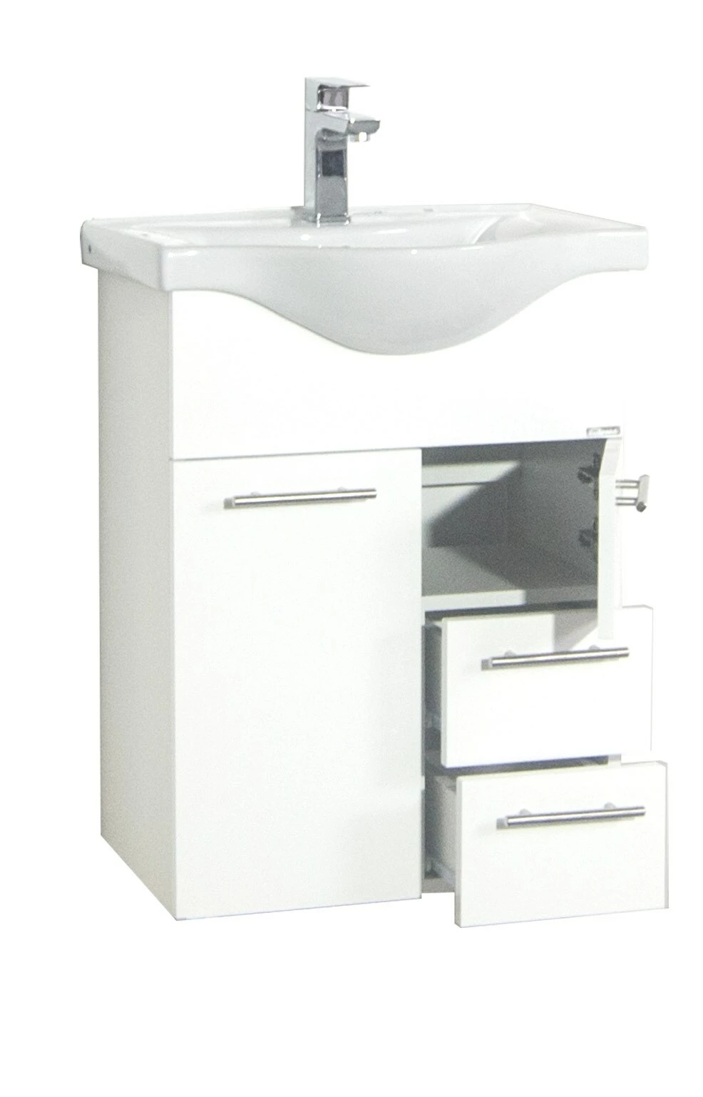 VCM 2-tlg. Waschplatz Waschtisch Badmöbel Set Waschbecken Schublade Spiegelschrank Lisalo L 5 VCM 2-tlg. Waschplatz Waschtisch Badmöbel Set Waschbecken Schublade Spiegelschrank Lisalo L – Bild 5