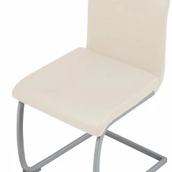 Albatros Freischwinger MURANO, 4er Set, Beige, Kunstleder -Vicco Geschäft 8600153300 2471 prod 005