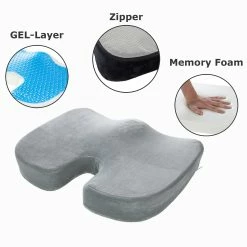 Albatros Sitzkissen BILL, Memory Schaum + Gel Schicht Grau 8 Albatros Sitzkissen BILL, Memory Schaum + Gel Schicht Grau -Vicco Geschäft 8600153300 3172 prod 003