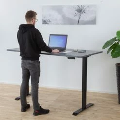 Albatros Schreibtisch-Gestell LIFT N4S Silber, Elektrisch Höhenverstellbar Mit Memory-Funktion, Kollisionsschutz Und Soft-Start/Stop -Vicco Geschäft 8600153300 3837 prod 005