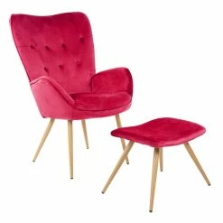 Albatros Ohrensessel York Rot