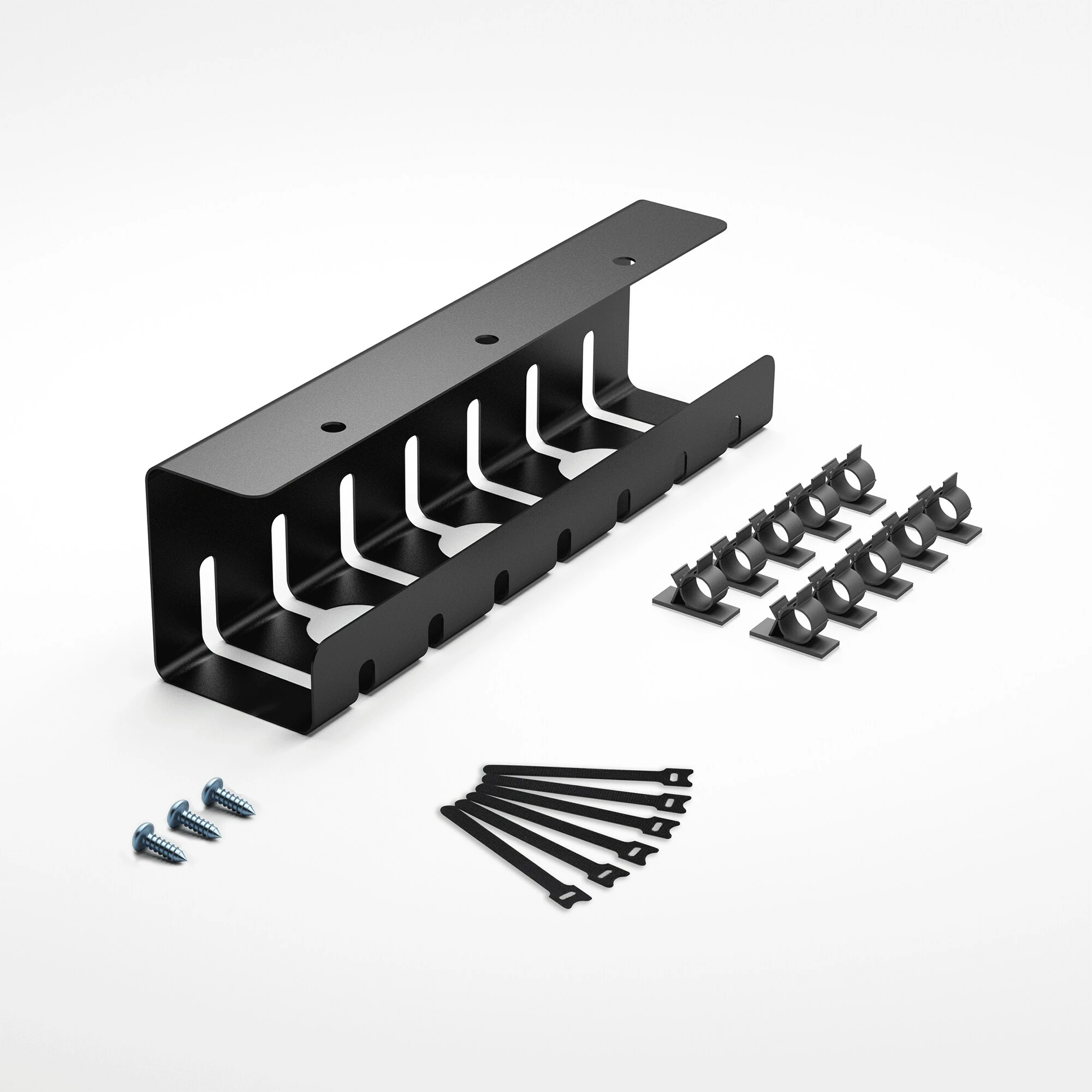 Albatros Set A Schwarz, Inkl. 1x Kabelkanal, 6x Kabelbinder, 10x Kabelhalter 1 Albatros Set A Schwarz, Inkl. 1x Kabelkanal, 6x Kabelbinder, 10x Kabelhalter