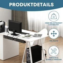 Albatros Set A Schwarz, Inkl. 1x Kabelkanal, 6x Kabelbinder, 10x Kabelhalter 8 Albatros Set A Schwarz, Inkl. 1x Kabelkanal, 6x Kabelbinder, 10x Kabelhalter -Vicco Geschäft 8600153300 3867 prod 003