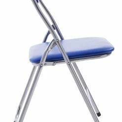 CLP Klappstuhl Felix Gepolstert I Küchenstuhl Mit Metallgestell I Kunstleder PVC Sitz Gepolstert I Besucherstuhl Klappbar -Vicco Geschäft 8600246500 1511412112 prod 003