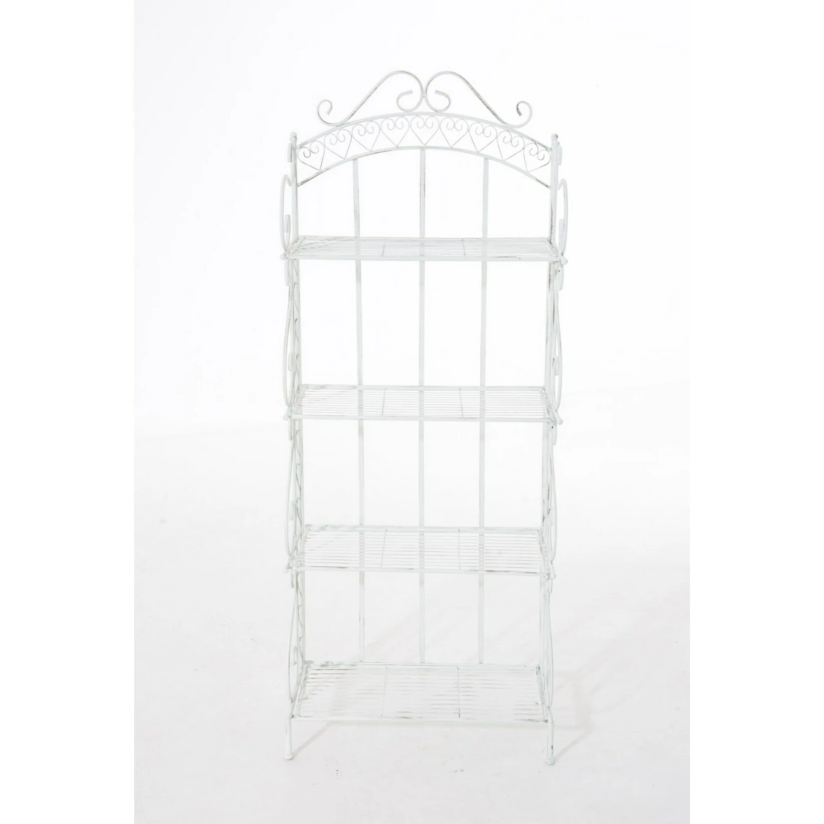 CLP Eisen-Standregal ANTJE I Klappregal Mit 4 Ablagefächern Im Landhausstil I In Verschiedenen Farben Erhältlich 2 CLP Eisen-Standregal ANTJE I Klappregal Mit 4 Ablagefächern Im Landhausstil I In Verschiedenen Farben Erhältlich – Bild 2