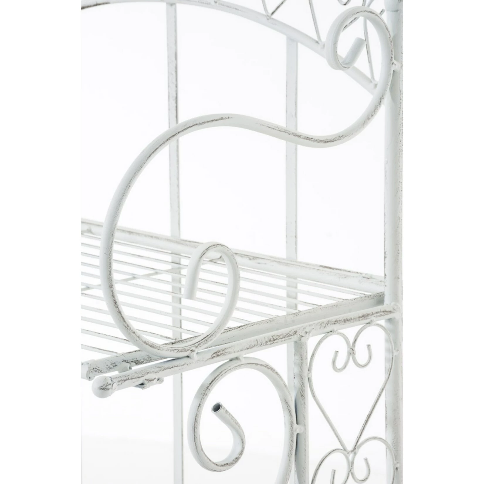 CLP Eisen-Standregal ANTJE I Klappregal Mit 4 Ablagefächern Im Landhausstil I In Verschiedenen Farben Erhältlich 5 CLP Eisen-Standregal ANTJE I Klappregal Mit 4 Ablagefächern Im Landhausstil I In Verschiedenen Farben Erhältlich – Bild 5