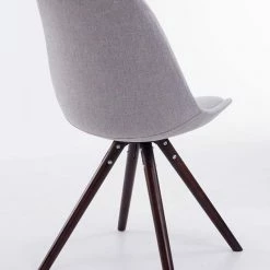 CLP Retro-Stuhl Toulouse Rund Mit Stoffbezug Und Hochwertigem Sitzpolster I Lehnstuhl Mit Stabilem Holzgestell I Sitzhöhe 48 Cm 9 CLP Retro-Stuhl Toulouse Rund Mit Stoffbezug Und Hochwertigem Sitzpolster I Lehnstuhl Mit Stabilem Holzgestell I Sitzhöhe 48 Cm -Vicco Geschäft 8600246500 151636808 prod 004