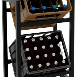 CLP Getränkekistenständer Stack I Platzsparendes Robustes Kistenregal Für Getränkekisten I In Verschiedenen Größen Und Farben Erhältlich