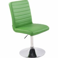 CLP Esszimmerstuhl Elvas Mit Hochwertiger Polsterung Und Kunstlederbezug I Drehbarer Und Höhenverstellbarer Polsterstuhl Mit Metallgestell