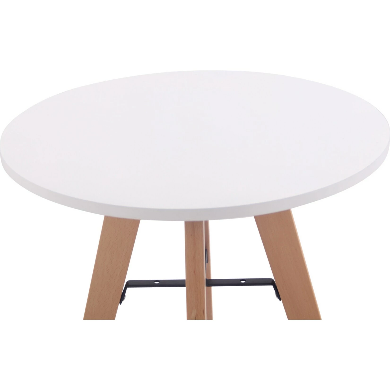 CLP Küchentisch Viktor I Esstisch Mit MDF Tischplatte I Bistrotisch Mit Buchenholzgestell 3 CLP Küchentisch Viktor I Esstisch Mit MDF Tischplatte I Bistrotisch Mit Buchenholzgestell – Bild 3