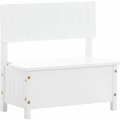 CLP Truhenbank Ninda I Kindersitzbank Aus Holz I Spielzeugkiste I Aufbewahrungstruhe