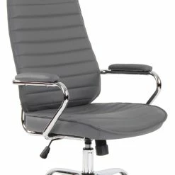 CLP Bürostuhl Rako Echtleder I Chefsessel Mit Stufenloser Sitzhöhenverstellung I Bürosessel Mit Leichtlaufrollen