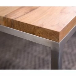 DELIFE Wohnzimmertisch Tatius Akazie Natur 80x80 Gestell Edelstahl Industrial Style 10 DELIFE Wohnzimmertisch Tatius Akazie Natur 80x80 Gestell Edelstahl Industrial Style -Vicco Geschäft 8600288200 18577 prod 005