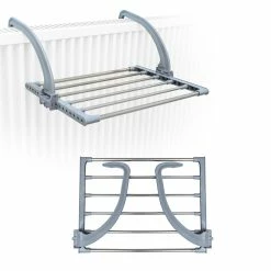 Eyepower Heizkörper Wäschetrockner 30x47x25 Cm Edelstahl