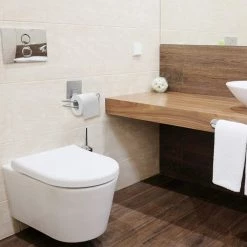 Dynamic24 Edelstahl Toilettenpapier Halter Ohne Bohren Selbstklebend WC Papier Klorolle -Vicco Geschäft 8600296500 35074 prod 004