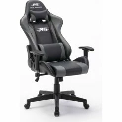 Dynamic24 Gaming Computerstuhl Real Gamers Pro Schwarz Grau Drehstuhl Gamer Büro Stuhl -Vicco Geschäft 8600296500 38126 prod 005