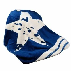 Borghorster Frottierweberei Reygers Coral Fleece Super Flausch Wendedecke 150x200cm 350gr/qm Mit Sternen Und Streifen/blau