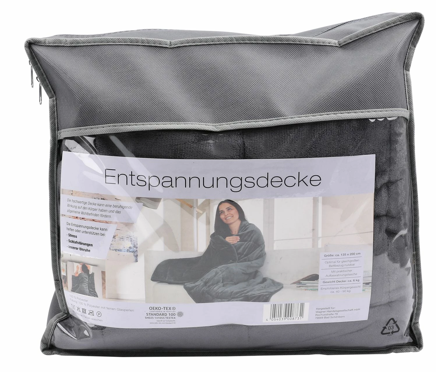 Wagner Textil Gewichtsdecke Entspannungsdecke Therapiedecke 135x200 Cm / 155x200 Cm In 6 Kg /9 Kg 1 Wagner Textil Gewichtsdecke Entspannungsdecke Therapiedecke 135x200 Cm / 155x200 Cm In 6 Kg /9 Kg